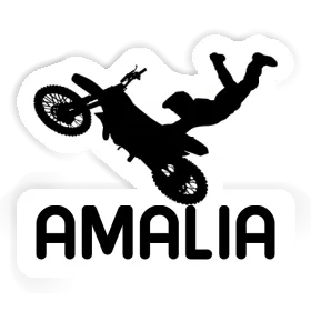 Amalia Sticker Motocross Rider Image