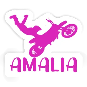 Amalia Sticker Motocross Rider Image