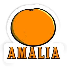 Sticker Amalia Orange Image