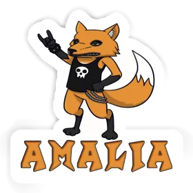 Rocker Fox Sticker Amalia Image