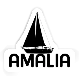 Sailboat Sticker Amalia Image