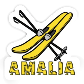 Ski Sticker Amalia Image