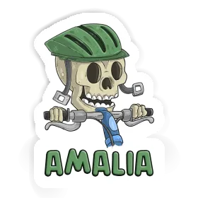 Sticker Amalia Bicycle Rider Image