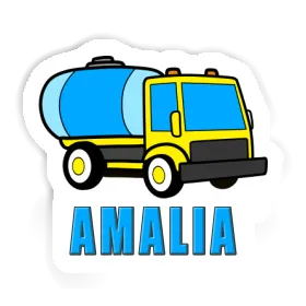 Sticker Amalia Water Truck Image