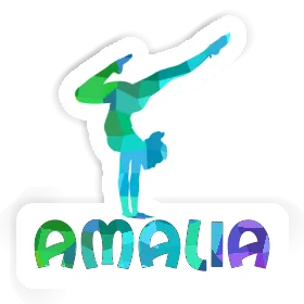 Yoga Woman Sticker Amalia Image