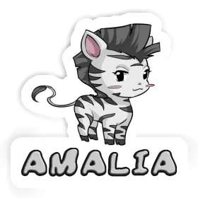 Sticker Amalia Zebra Image