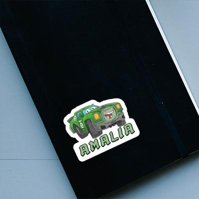 Sticker Race car Amalia Notebook Image