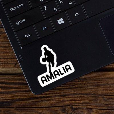 Sticker Basketballspieler Amalia Laptop Image