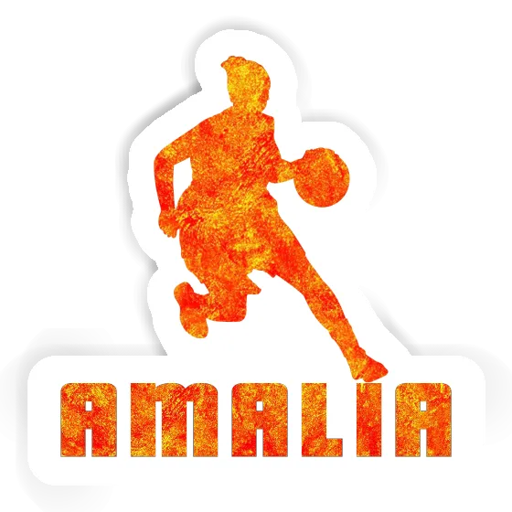 Autocollant Amalia Joueuse de basket-ball Notebook Image