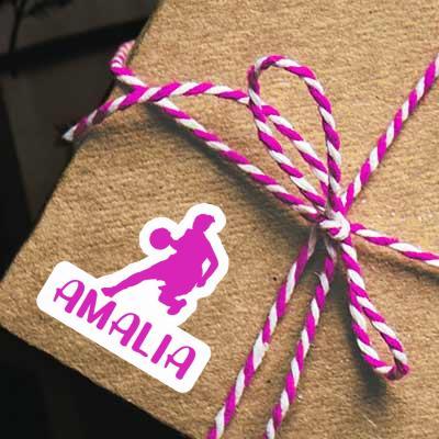 Amalia Sticker Basketballspielerin Laptop Image