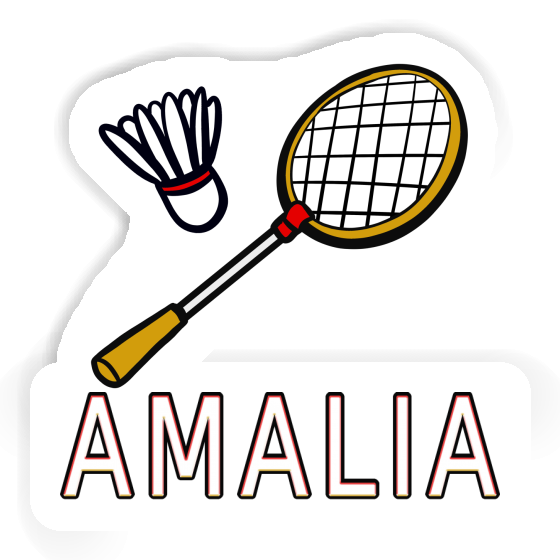 Autocollant Amalia Raquette de badminton Gift package Image