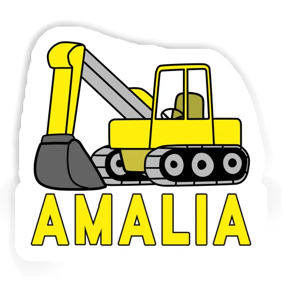 Aufkleber Amalia Bagger Laptop Image