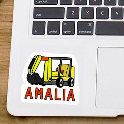 Sticker Amalia Mini-Excavator Laptop Image