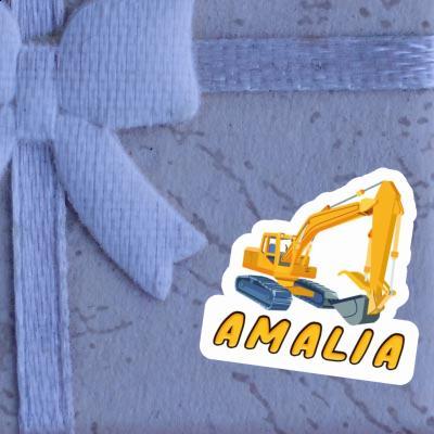 Bagger Aufkleber Amalia Notebook Image