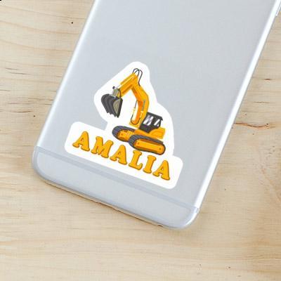 Sticker Amalia Excavator Image