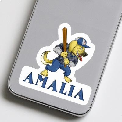 Amalia Sticker Baseball-Hund Image