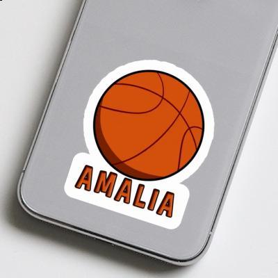 Ballon de basketball Autocollant Amalia Image