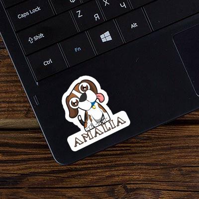 Sticker Amalia Beagle Gift package Image