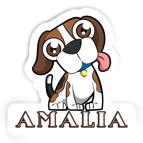 Beagle Autocollant Amalia Laptop Image