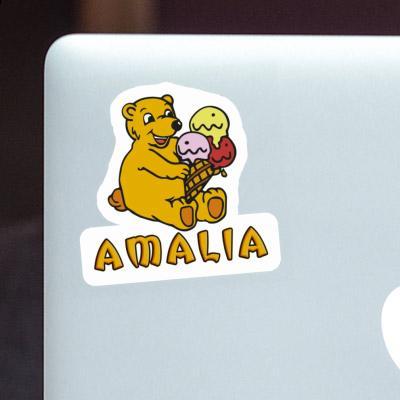 Sticker Amalia Ice Cream Bear Image