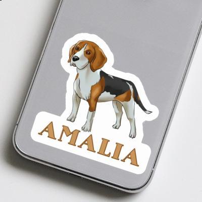 Aufkleber Amalia Beagle Gift package Image