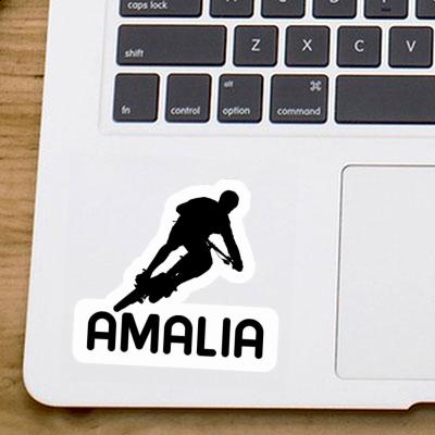 Sticker Amalia Biker Notebook Image