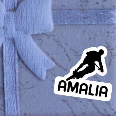 Sticker Amalia Biker Laptop Image