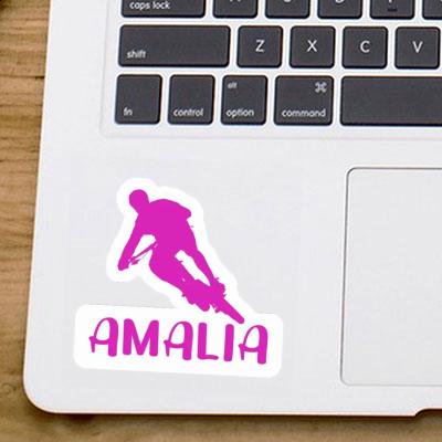 Sticker Amalia Biker Notebook Image