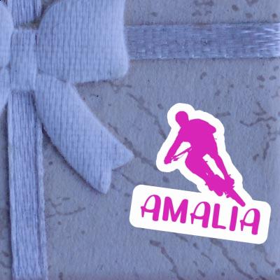 Sticker Amalia Biker Laptop Image