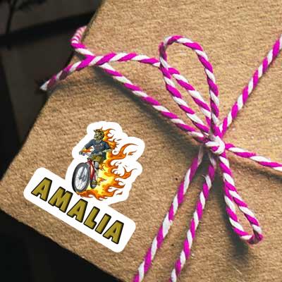 Amalia Sticker Freeride Biker Laptop Image