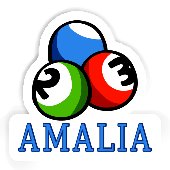 Autocollant Amalia Boule de billard Gift package Image