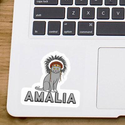 Sticker Indian Cat Amalia Image