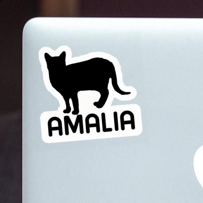 Cat Sticker Amalia Notebook Image