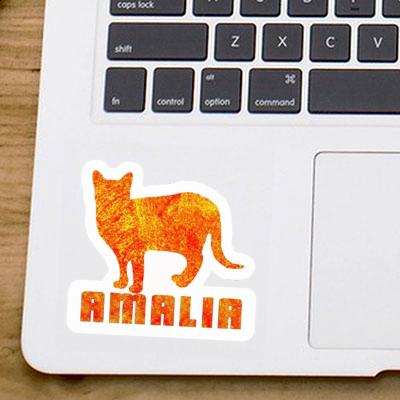 Katze Sticker Amalia Notebook Image