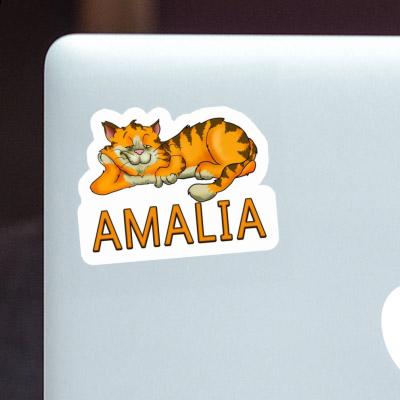 Cat Sticker Amalia Notebook Image