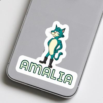 Cat Sticker Amalia Laptop Image