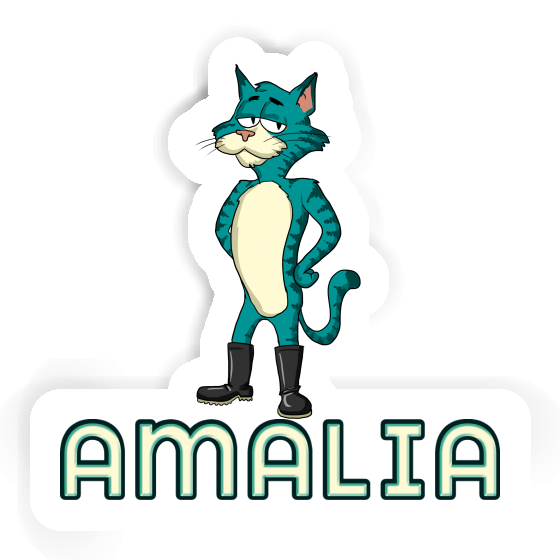 Cat Sticker Amalia Laptop Image