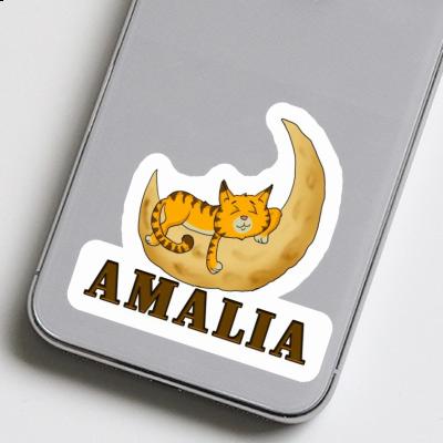 Sleeping Cat Sticker Amalia Image