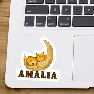 Amalia Autocollant Chat Notebook Image