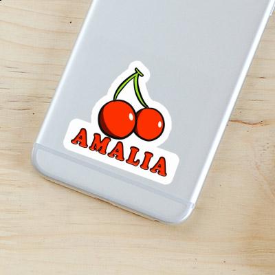 Autocollant Amalia Cerise Notebook Image