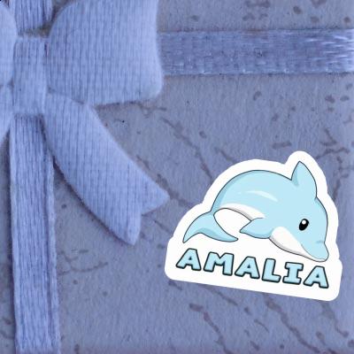 Sticker Amalia Dolphin Laptop Image