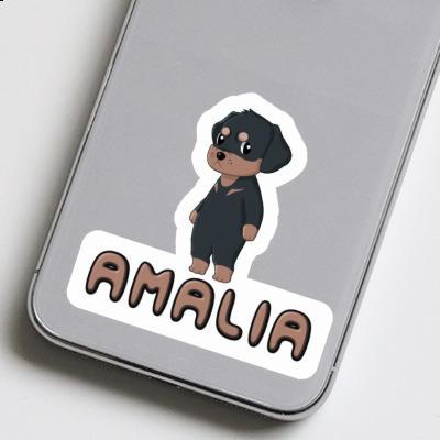 Rottweiler Autocollant Amalia Notebook Image