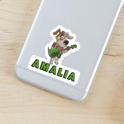 Sticker Guitarist Amalia Notebook Image