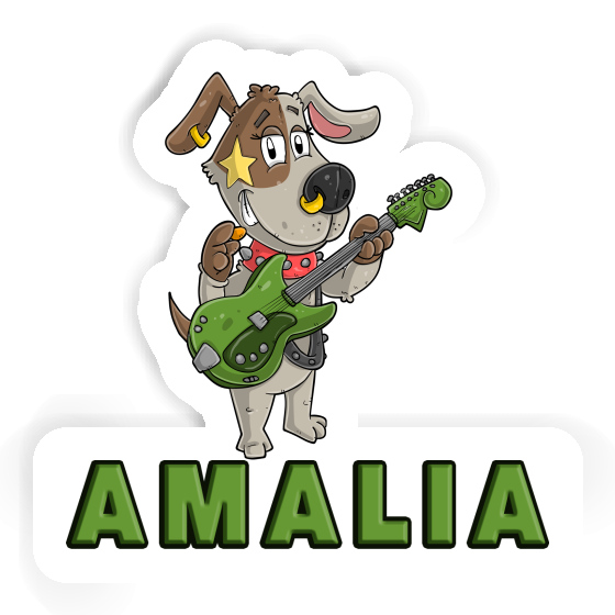 Sticker Guitarist Amalia Laptop Image