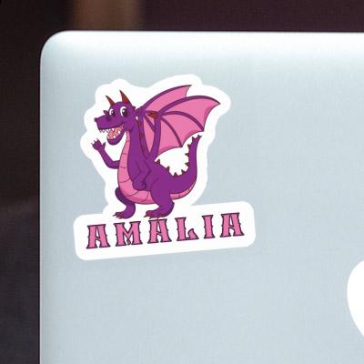 Aufkleber Amalia Drache Laptop Image