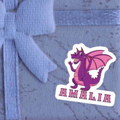 Dragon mère Autocollant Amalia Notebook Image