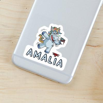 Sticker Unicorn Amalia Laptop Image