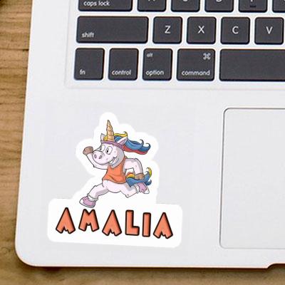 Amalia Autocollant Coureuse Laptop Image