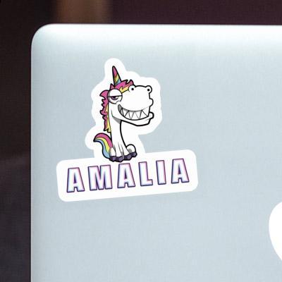 Sticker Amalia Grinning Unicorn Gift package Image