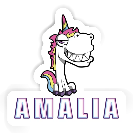 Sticker Amalia Grinning Unicorn Gift package Image